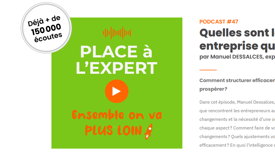 Podcast Place à L'Expert - L'Agence des Experts Comptables